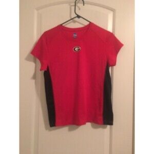 NCAA By KA Georgia BullDogs Women's Short Sleeve Shirt Size L Red